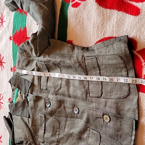 Liz Claiborne vtg linen blend pants Suit - Picture 6 of 12